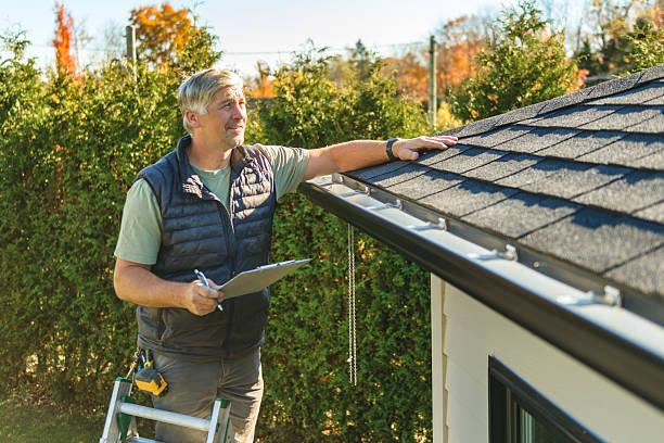 Professional Roofing technician working in Port Orford, OR